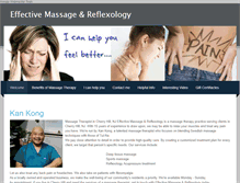 Tablet Screenshot of effectivemassage.com